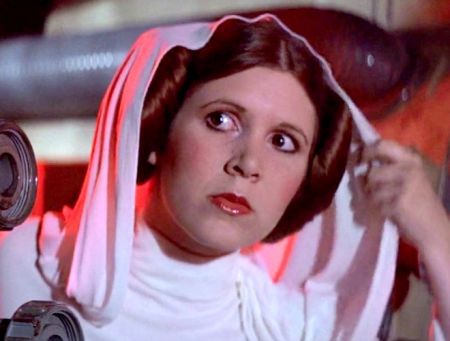 carrie fischer princesse Leia de Star-Wars